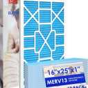 LGM 16x25x1 AC Furnace HVAC Filter Reusable Electrostatic Filters MERV 13 For Households With Pets, 12 Pack, (Precise Size 15.68" x 24.68" x 0.75")