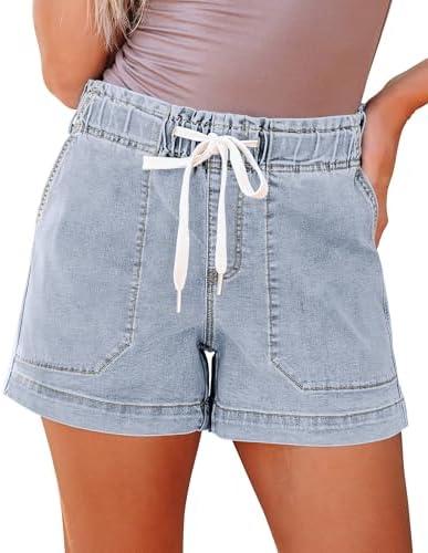 luvamia Wide Leg Denim Shorts for Women High Waisted Cowgirl Jorts Plus Size Denim Jean Shorts Womens Roadknight Blue Size X-Large US 16 to 18