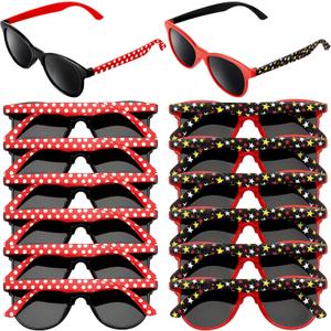 Sunglasses Party Favors Bulk Cute Cartoon Summer Sunglasses for Birthday Party and Outdoor Activity