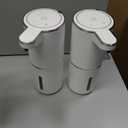2 Pack Automatic Soap Dispensers,12.8oz/380ml USB Touchless Automatic Foaming Soap Dispenser,Rechargeabled Wall Mounted Smart Soap Dispenser for Bathroom Kitchen Dish Soap