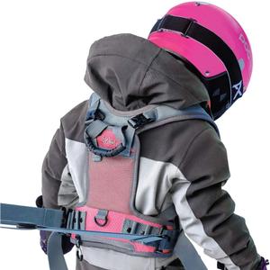 Sklon Ski and Snowboard Harness Trainer for Kids - Training Leash Teach Your Child the Fundamentals of Skiing | Snowboarding (Pink Snowflake)