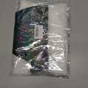 Santa Hat with Glitter Stars, 11x15 Inch Christmas Hat for Adult Women Men Xmas New Year Party Decor Supplies (Standard)