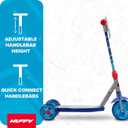 Huffy Toddler 3-Wheel Scooter for Kids, Multiple Colors & Licensed Character Graphics, Ages 3+, Durable Steel Frame, Wide Non-Slip Deck, Stable Lean-to-Steer Design, Light-Up Options, Girls/Boys