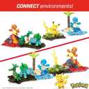 MEGA Pokmon Building Toys Set Kanto Region Team with 130 Pieces, 4 Poseable and Articulated Characters, 2 Inches Tall, for Kids