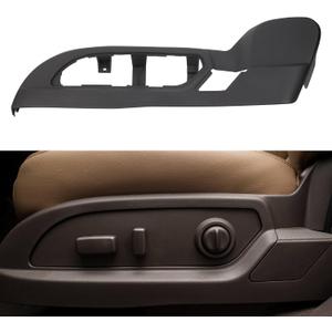 Dasbecan Black Driver Seat Side Track Cover Compatible with 2009-2017 GMC Acadia Chevrolet Traverse Buick Enclave Replace# 25941769 926-091