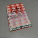 Ganeen 6 Pcs Gingham Checkered Tablecloth Camp Bachelorette Party Decorations Supplies 84 Inch Plastic Round Table Covers Gingham Checkered Tablecloth for Birthday Picnic Bridal Baby Shower Outdoor (Multi Color)