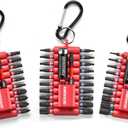 (PH/TORX/HEX/PZ/SQ/SL) Screwdriver Bits Set, 66 Pieces Impact 1/ 2Magnetic S2 Steel Multi Power Insert Driver Bits and 3Pc Bit Holder with Organizer Sleeve