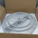 Ceiling Fans with Lights, 24" Modern Flush Mount Ceiling Fan with Lights, Shape-Changeable Low Profile Ceiling Fan with Light for Bedroom,Kids Room Chrome