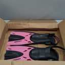 Cressi Adult Adjustable Snorkeling Fins with Ultra Resistant Buckles, Very Light, Ideal for Traveling - Tonga: Designed in Italy, Pink