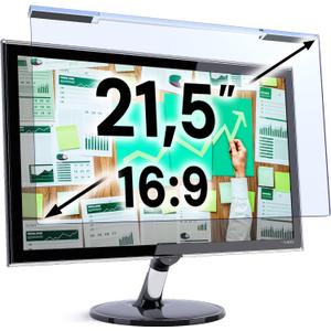 VINTEZ Blue Light Screen Protector for 21.5 Inch Computer Monitor and Laptop Anti-UV Blue Light Blocking Film for Desktop PC, Eye Protection Filter, 19.3" x 11.3", 1 Pack