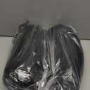 HURRISE Quilted Fleece Camping Blanket, Polar Fleece Lining, Large Size, Drawstring Sack, for Camping, Picnic, Stadium (Black)