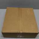 Whaline 6Pcs Christmas Glass Storage Jar with Airtight Lid Red Black Plaid Xmas Tree Santa Snowman Reindeer Decorative Canisters Sets for Home Kitchen Countertop