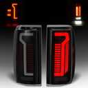 Sequential LED Tail Lights for Ford F-150 20042008,Unique Appearance,Animated Startup, Dynamic Turn Signals, Reverse & Brake Lights, Smoked Lens Rear Lights