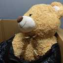 MorisMos 47inch Giant Teddy Bear Stuffed Animal 4ft, Large Teddy Bear Plush, Big Stuffed Bear Gifts for Kids, Girls, Girlfriend, Women on Baby Shower, Valentine, Christmas, Birthday (Light Brown
