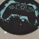 Drum Rug Round Office Chair Mat, Non-Slip Floor Protection, Gaming Floor Mat for Hard Floors, Office Chair Mat for Wood Floors, Tiles-E||80CM