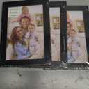 HORLIMER 4x6 Picture Frame Set of 3, Black Picture Frames Display 4 by 6 Photo for Wall or Tabletop
