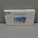 2 Pack Acrylic Picture Frame 57 Clear Double Sided Magnetic Photo Frame - Frameless Baby Friend Family Picture Desktop Display with Support Stand and Gift Boxes