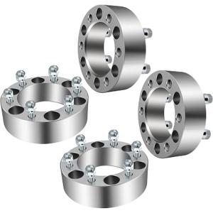SCITOO 4Pcs 6x5.5 Wheel Spacers 2 inch with Studs 12x1.25 Bore 108mm 6 Lug 50mm Wheel Spacers 6x139.7mm fit for QX56 for Armada for Xterra Wheel Spacers