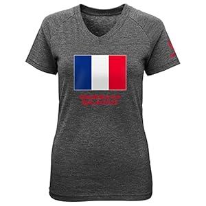 Outerstuff Youth & Kids FIFA World Cup Classic Soccer Short Sleeve Triblend Tee, Tri-Blend Heather Grey, Youth Girls Small-7/ 8