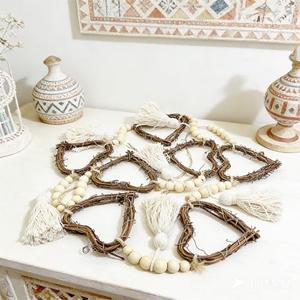 GreenD Valentines Day Decor, Rustic Valentine Decorations for Farmhouse Mantel, Neutral Vintage Valentines Decor, Western Valentine Mantel Decorations for Wedding, Anniversary, Fireplace Display