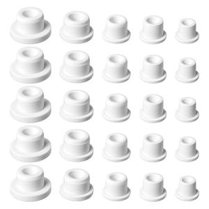 25 Pcs Stoppers for Salt and Pepper Shakers Silicone Salt and Pepper Shaker Plugs Replacement Stoppers Plugs Reusable and Soft Bottle Stopper for Bottles Home Kitchen (9.5/11.5/12.5/14.5/15.5 Mm)