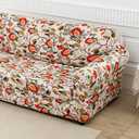 Lamberia Printed Sofa Slipcovers with Separate Cushion Covers (Leaves, Loveseat)