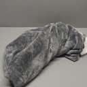 Bedsure GentleSoft Sherpa Fleece Blankets King Size for Bed - Thick and Warm Throw for Women and Men, Non-Heated, Soft Fuzzy Plush King Blanket for Winter, Grey 50x60