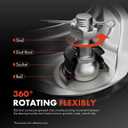 A-Premium 2 x Rear Upper Control Arm, with Ball Joint and Bushing, Compatible with Nissan Murano 2009 2010 2011 2012 2013 2014
