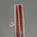 10-Inch Tall Dripless Taper Candles Set of 4 - Red Tapered Candles, Perfect for Christmas - Smokeless, Unscented, Long Burning - Hand Poured, Colored Tall Candlesticks - Bright Red