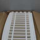 IRIS USA 24" 6-Panel Dog Playpen with Door, 61 x 61 x 24, Puppy Playpen, Dog Play Pen Indoors, Pet Fence, Puppies/Small Dogs, White