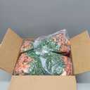 Cherica Outdoor Fall Decor, 24 Pcs Fall Flowers Artificial for Decoration, Artificial Mums for Outdoors, Fake Mums Faux Mums for Outside Half Sphere, Plastic Flowers for Outdoors Home Porch