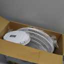 Shop air 16" Oscillating Table Fan, 3 Speeds, High-Velocity, Quiet & Powerful Air Circulation, 70 Adjustable Head Tilt,Ideal for Home, Bedroom or Office, White