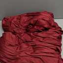 10x10ft Wrinkle Free Burgundy Backdrop Curtain for Parties Soft Fabric Drapes Wedding Curtain Backdrop for Birthday Party Decorations Background for Photography 5x10ft, 2 Panels