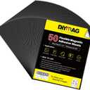 DIYMAG Magnetic Adhesive Sheets, |8" x 10"|, 50 Pack Magnetic Sheets with Adhesive Backing, Flexible Magnet Sheets for Crafts, Photos and Die Storage, Easy Peel and Stick, Easy to Cut into Any Size