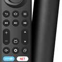 Replacement Firestick Remote with Voice Control Fit for Fire Series, TV Stick (2nd/3rd Gen)/Cube/Lite/HD, 4K Max/4K (1st/2nd Gen), Fire Smart TV 3rd Gen, Pioneer/Insignia/Hisense-Omni QLED Series