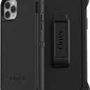 OtterBox iPhone 11 Pro Max Defender Series Case - Black, Rugged & Durable, with Port Protection, Includes Holster Clip Kickstand