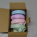 FyndraX Pour Spout Lids for Ball Wide Mouth Mason Jars, Airtight Canning Jar Flip Cap Top Lid for Drinking, Salad, Dressing Pouring, Leak-Proof, Colorful Pack of 4