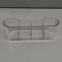 2PCS Cabinet Door Organizer,Self Adhesive Kitchen Cabinet Organizer,Cabinet Door Storage Box for Bathroom/Kitchen/Living room,Storage shelf rv must haves. (transparent)