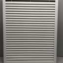 Blulu 2 Pcs 24''×30'' Duct Opening Decorative Gable Vent ABS, Only Vent, 24''×30'' Duct Size