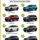 Tuyoung 300lb All Aluminum Roof Rack Cross Bars Compatible with Jeep Grand Cherokee L 2021-2026 and 2022 2023 2024 2026 Grand Cherokee WL, Lockable Heavy Duty Crossbar Racks Roof Rail Rooftop Luggage