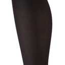 Danskin Women's Shimmery Footed Tights (B, Black)