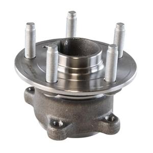 Lmrysalque Wheel Hub and Bearing Assembly and Right Passenger Left Driver Front Rear Side Polished Protected Steel with ABS Sensor 5 Lugs for Chevy for Cruze 1.4L/1.8L 2011-2012 512446 HB612448