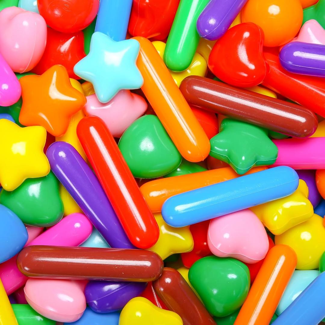 STARBOLO Ball Pit Balls for Toddlers - Colorful Ball Pit Balls Crush Proof Plastic Toy Balls for Toddlers Ball Pits, Ball Pit Play Tent, Baby Pool Water Toy, 50pcs (Rainbow)