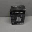 OVENTE Electric Kettle, 1.5L Borosilicate Glass Countertop Water Heater and Boiler for Coffee or Tea, BPA-Free, Auto Shut-Off, Boil-Dry Protection, Removable and Washable Spout Filter, Black KG83B