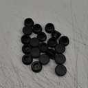 1 Inch Extra Durable Round Tubing End Cap (1-Inch Outer Dimension of Tube), 10/14 Gauge 20 Pack, Durable Black Plastic LDPE, Chair Glides (20, 10-14 Gauge)