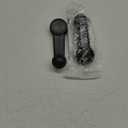 TRQ Window Crank Handle Set Black Compatible with 2000-2011 Ford Focus