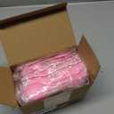 Nuogo 30 Sets Mini Heart Cake Pan with Lids and Scoops 1.86 Oz/ 55 ml Mini Heart Shaped Foil Aluminum Disposable Baking Cupcake for Party Wedding (Pink)