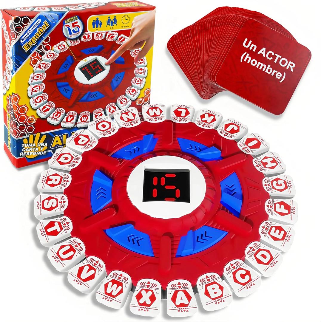 rytopt Juegos De Mesa, Juegos De Mesa En EspañOl, 24 Letters, 2-8 Players, 15-20 Minute Play Time, Board Games, Challenge Educational Vocabulary for Adults, Easter, Halloween, Christmas, Party Favors