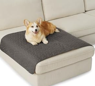Bedsure 100% Waterproof Couch Cover for Dogs Washable - Non Slip Waterproof Dog Blanket for Couch Sofa, Lightweight Furniture Protector Durable for Pet Cat Puppy with Non-Slip Bottom, Brown, 40x50IN