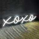 Ulalaza Neon Light Sign LED XOXO Night Lights USB Operated Decorative Marquee Sign Bar Pub Store Club Garage Home Party Decor